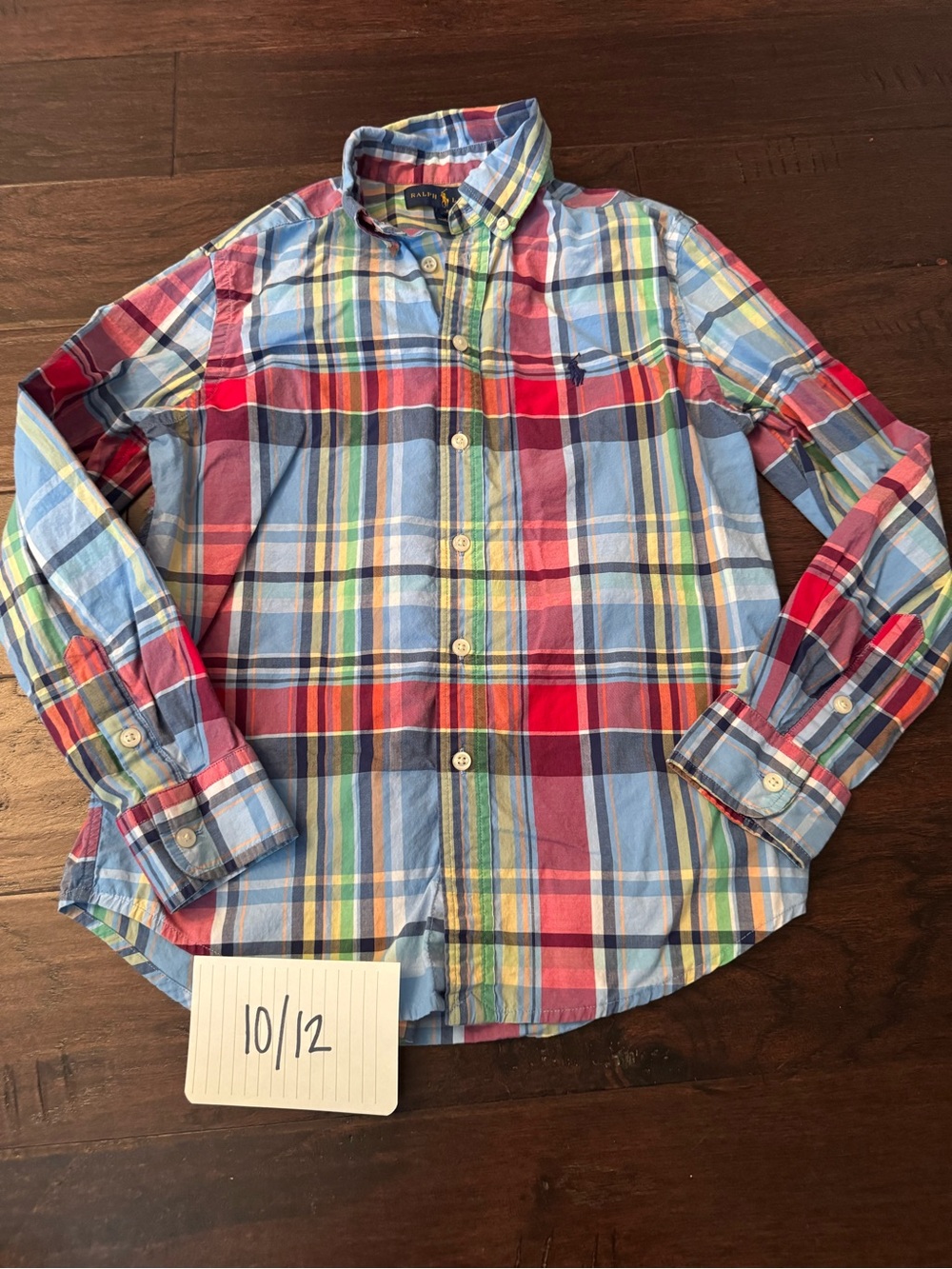 Ralph Lauren Multicolor Plaid Button-Down Shirt